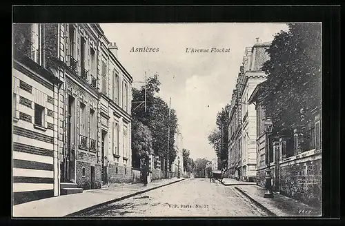 AK Asniéres, L'Avenue Flochat