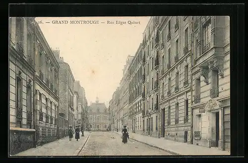 AK Grand Montrouge, Rue Edgar Quinet