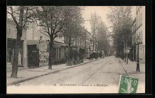 AK Montrouge, Avenue de la Rèpublique