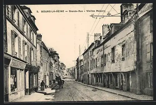 AK Bourg-la-Reine, Grande Rue-Vieilles Maisons