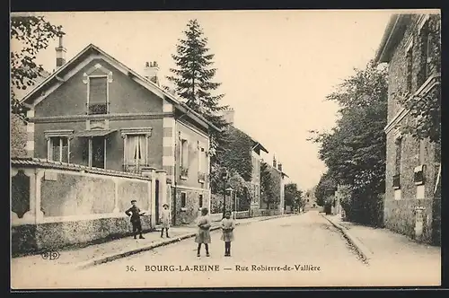 AK Bourg-la-Reine, Rue Robierre-de-Valliere