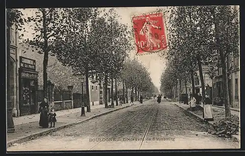 AK Boulogne, Boulevard de Strasbourg