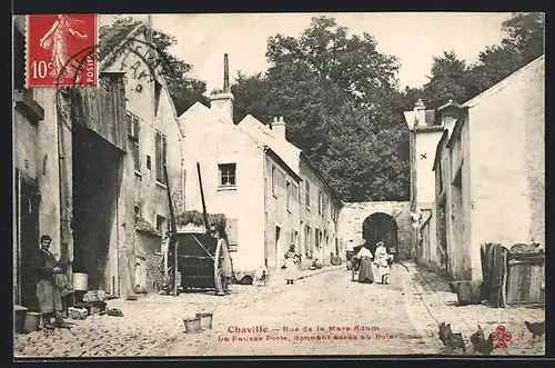 AK Chaville, Rue de la Mare Adam, La Fausse Porte