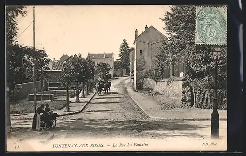 AK Fontenay-aux-Roses, LaRue La Fontaine