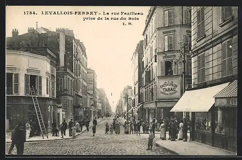 AK Levallois-Perret, La Rue Fazilleau prise de la Rue du Bois, Strassenpartie