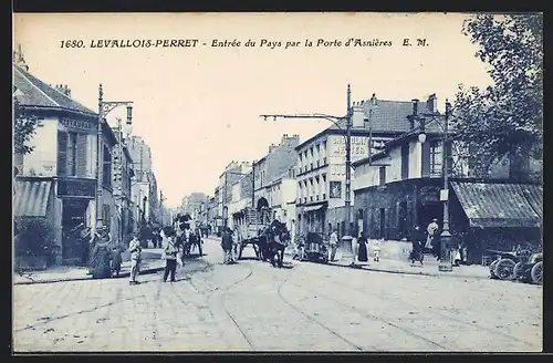 AK Levallois-Perret, Entrèe du Pays par la Porte d`Asnières