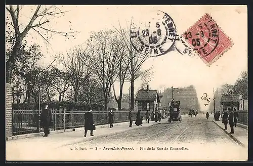 AK Levallois-Perret, Fin de la Rue de Courcelles