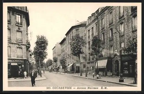 AK Courbevoie, Avenue Marceau