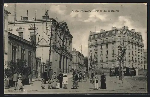 AK Courbevoie, Place de la Mairie