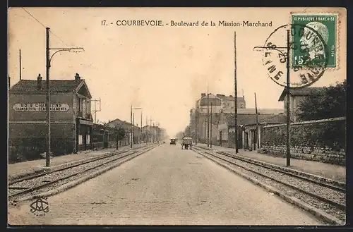 AK Courbevoie, Boulevard de la Mission-Marchand