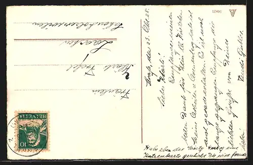 Künstler-AK Catharina Klein: Rosafarbene Rose mit Knospe