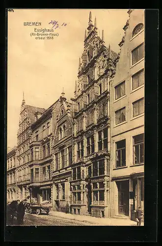 AK Bremen, Essighaus (Alt-Bremer-Haus), erbaut 1618