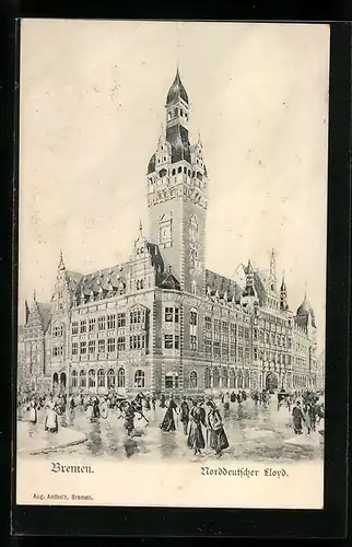 AK Bremen, Gebäude d. Norddeutscher Lloyd
