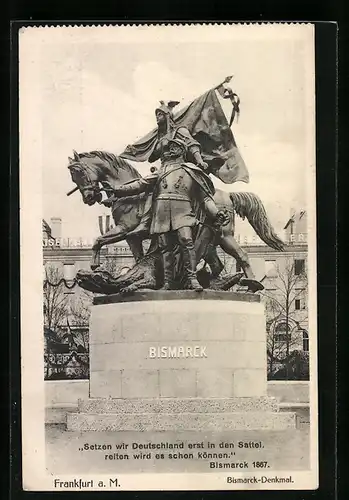 AK Frankfurt, Bismarck-Denkmal