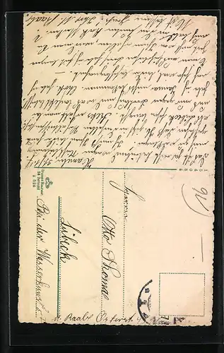 AK Hameln, altes Haus i. d. Bäckerstrasse