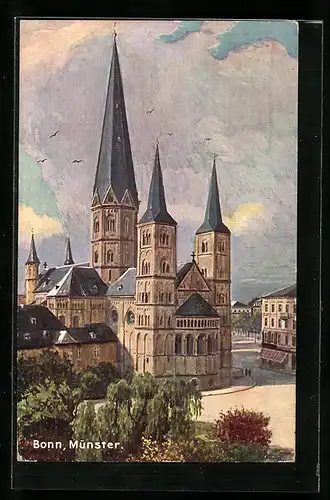 Künstler-AK Bonn, Münster