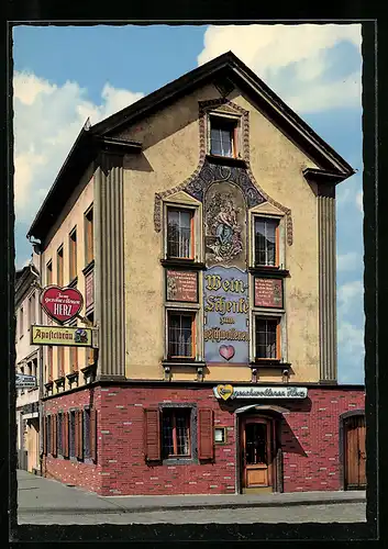 AK Bingen / Rhein, Gasthaus Geschwollenes Herz