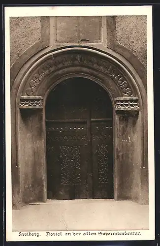 AK Freiberg, Portal an der alten Superintendentur