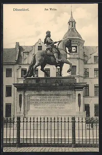 AK Düsseldorf, Jan Welm-Denkmal