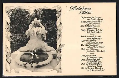 AK Düsseldorf, Märchenbrunnen