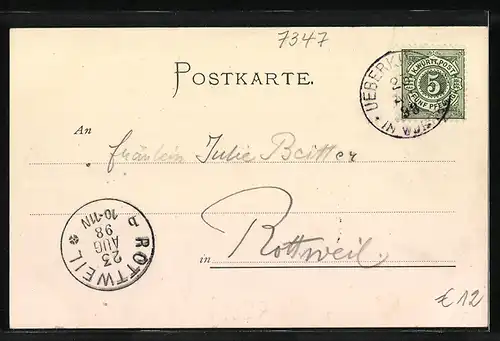 AK Bad Ueberkingen, verschiedene Hausansichten