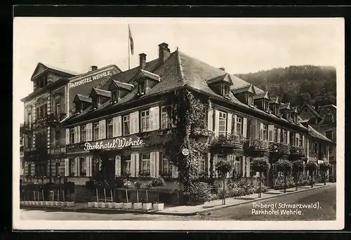 AK Triberg /Schwarzwald, Parkhotel Wehrle