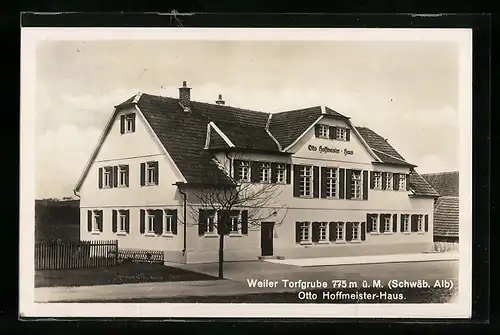 AK Weiler Torfgrube, Partie am Otto-Hoffmeister-Haus
