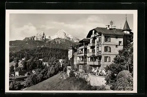 AK Berchtesgaden, Fremdenheim Villa Grassl