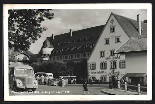 AK Ettal, Klostergasthof mit Hotel Ludwig der Bayer