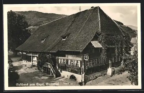 AK Glottertal / Schwarzwald, Gasthaus zum Engel