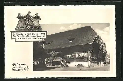 AK Glottertal, Gasthaus zum Engel
