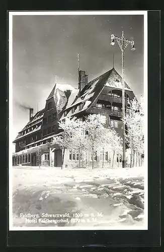 AK Feldberg, Blick zum Hotel Feldbergerhof