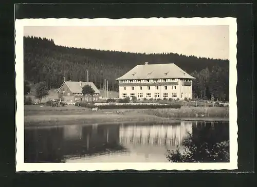 AK Schluchsee, Blick auf das Hotel Seebrugg