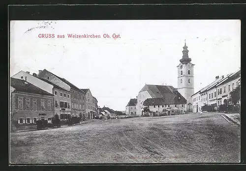 AK Weizenkirchen, Platz an der Kirche