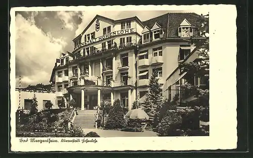 AK Bad Mergentheim, Hotel Kuranstalt Hohenlohe