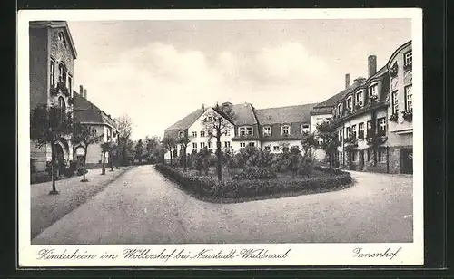 AK Wöllershof, Innenhof des Kinderheims