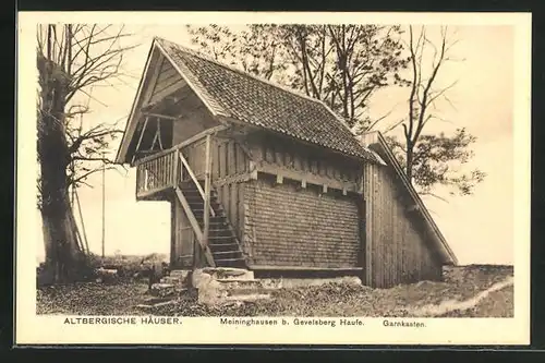 AK Meininghausen, Altbergische Häuser, Garnkasten