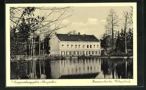 AK Altengrabow, Truppenübungsplatz, Kommandantur-Wohngebäude