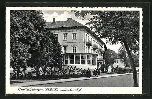 AK Bad Wildungen, Hotel Europäischer Hof