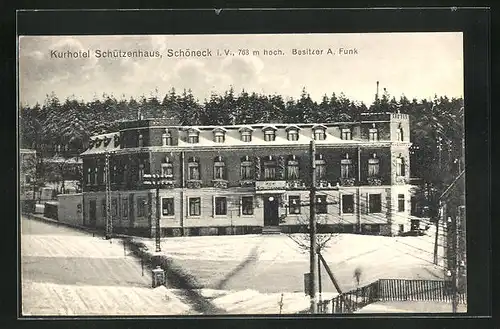 AK Schöneck i. V., Kurhotel Schützenhaus