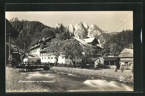 AK Gosau a. Dachstein, Wirtshaus Gosauschmied