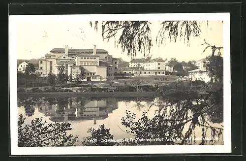 AK Gallspach, Blick auf das Zeileis-Institut mit Ärztebau und Laboratorium