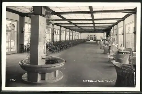 AK Bad Schallerbach, Blick in die Trinkhalle