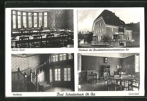 AK Bad Schallerbach, Kurhaus der Bundesbahnkrankenkassen
