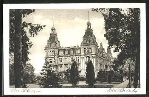 AK Bad Wildungen, Hotel Fürstenhof