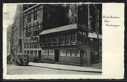 AK Aachen, Der Postwagen