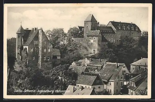 AK Hohnstein / Sächs. Schweiz, Jugendburg Hohnstein
