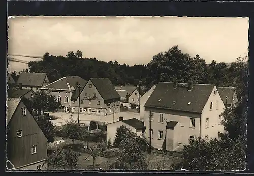 AK Pappendorf, Blick zum Dorfplatz