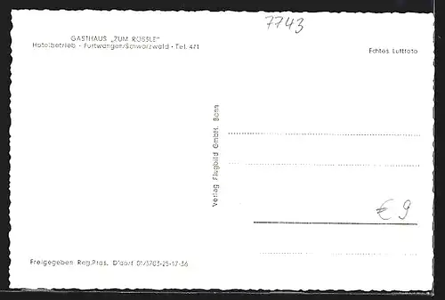 AK Furtwangen, Mehrfachansichten des Ortes von oben