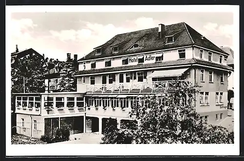 AK St. Georgen, Hotel Adler, Aussenansicht